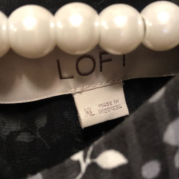 Loft XL Racerback with Ruffle Detail. - Picture 3 of 7